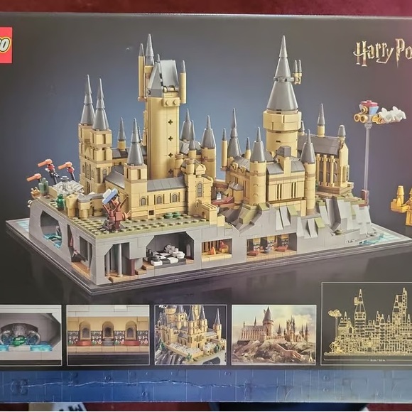 LEGO Hogwarts Castle with Towers and Magical Details
